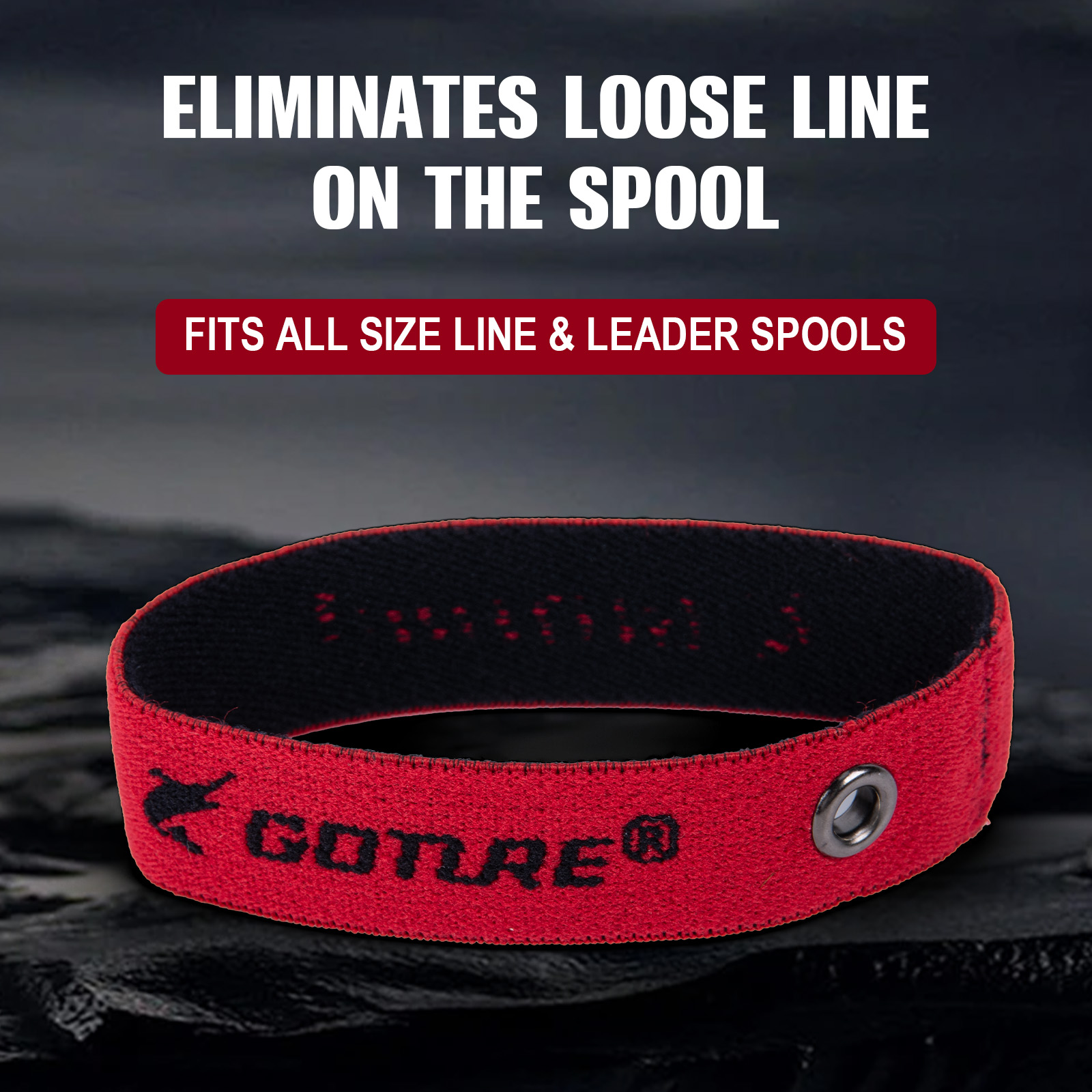 Elastic Fishing Line Spool Ban - Mesh Coil Strip recension och pris