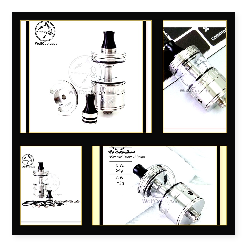 Wolfcoolvape NOLA RTA 22mm Reb - Vaping Air recension och pris